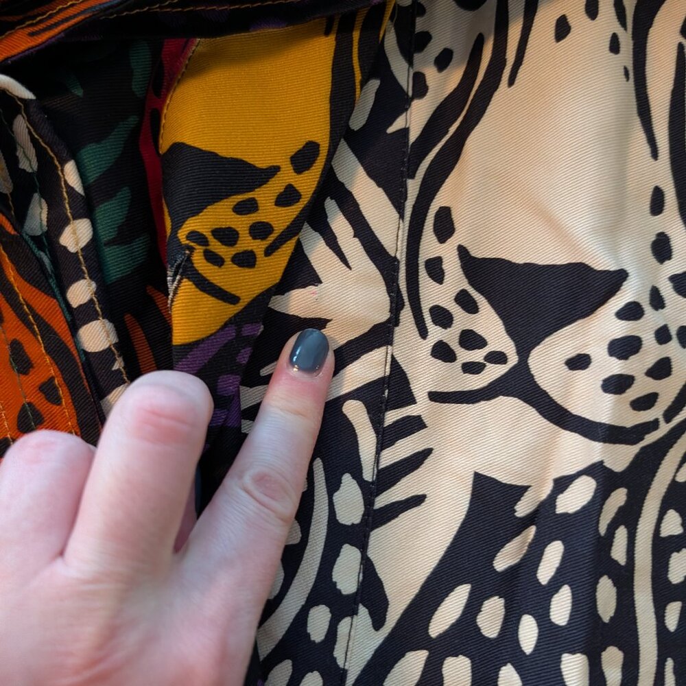 FARM RIO Mixed Midnight Leopards Midi Dress, size S - Picture 16 of 16